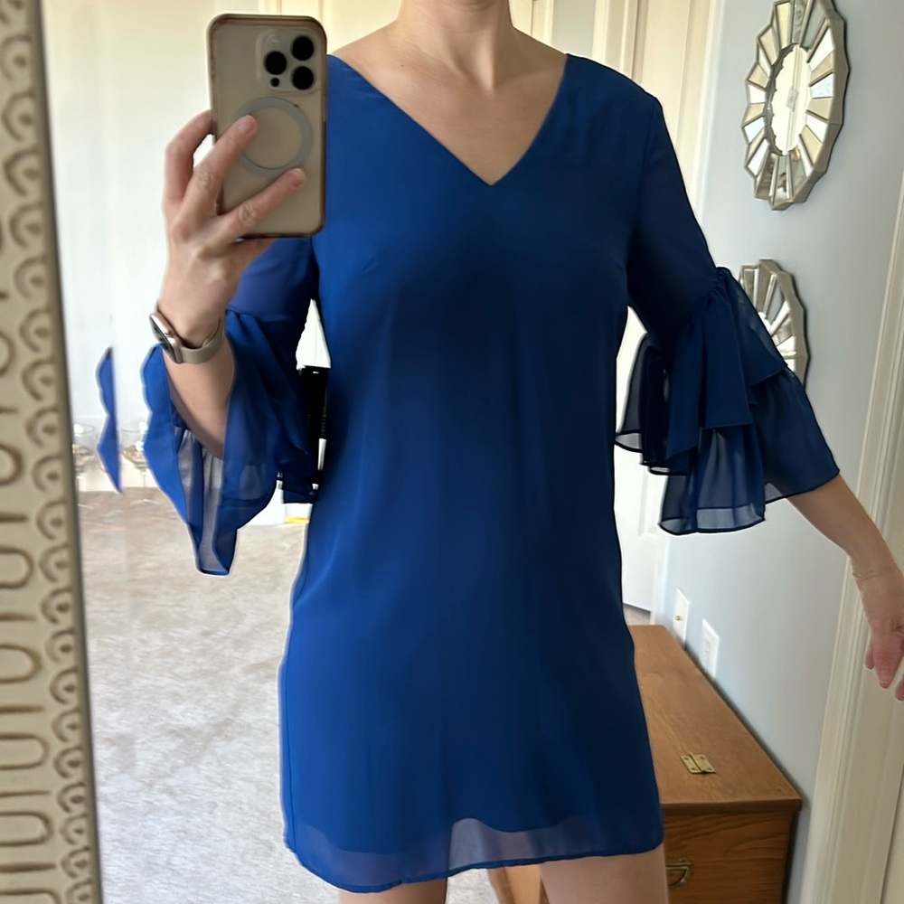 Blue Cynthia Steffe cocktail dress